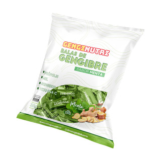BALAS DE GENGIBRE C/10X10 SAC. MENTA