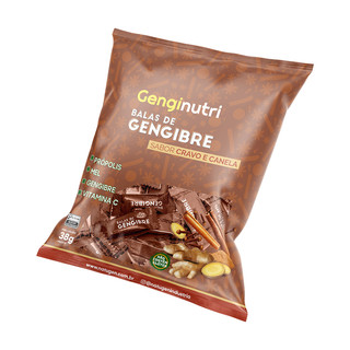 BALAS DE GENGIBRE C/10X10 SAC. CRA+CANEL