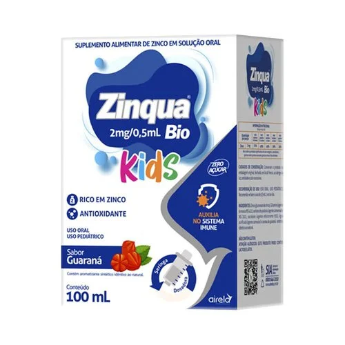 ZINQUA BIO KIDS 100ML SABOR GUARANA