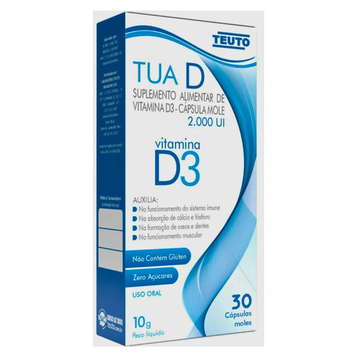 TUA D (D3) 2.000UI C/30 CAPS GEL