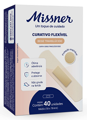CURATIVO FLEXIVEL BEGE C/40 UN