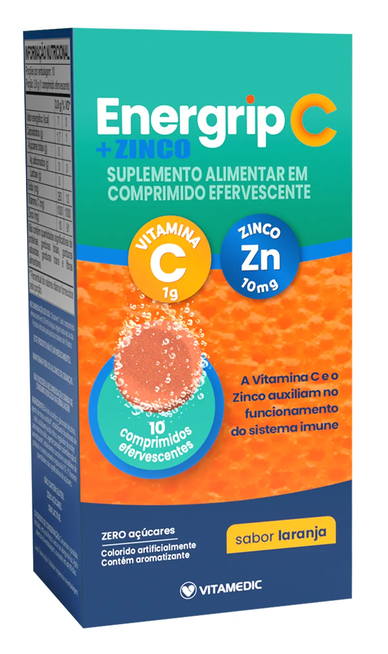 ENERGRIP C+ZINCO 1G/10MG C/10 CPR EFERV.