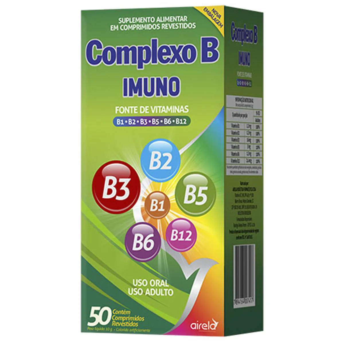 COMPLEXO B IMUNO CONCENTRADO C/50 CPRV