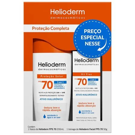 KIT PROT HELIOD.FP70 200ML+FPS70 FAC.50G