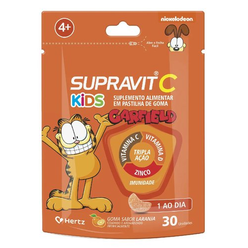 SUPRAVIT C(C,D,ZC) KIDS GOMA C/30UN LAR.