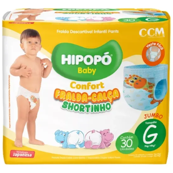 FRALDA HIPOPO CALCA CONF JUMBO ”G” C/30