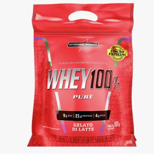 100% PURE WHEY REF. 900G GELATO DI LATTE