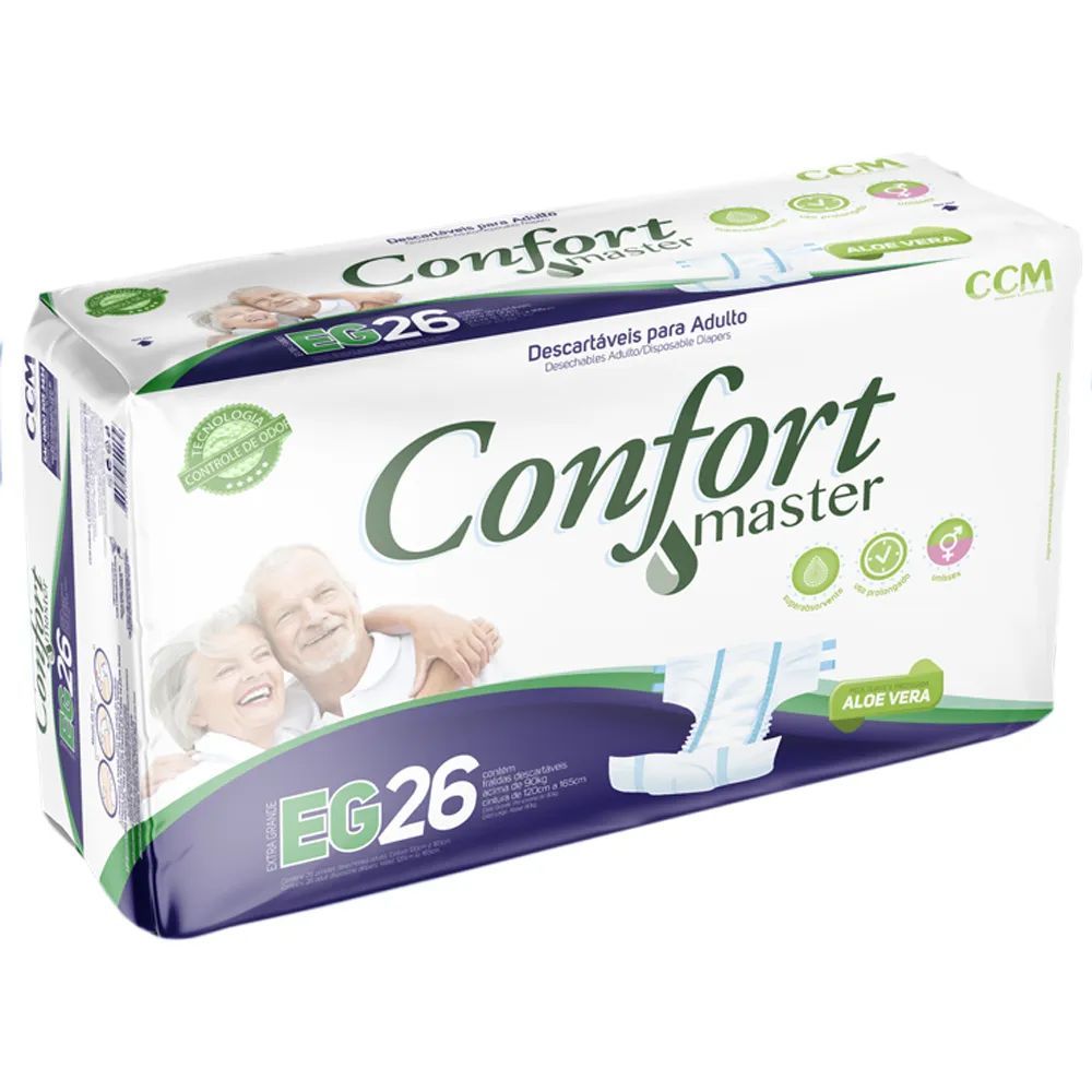 FRALDA CONFORT MASTER GER.”EG” C/26UND