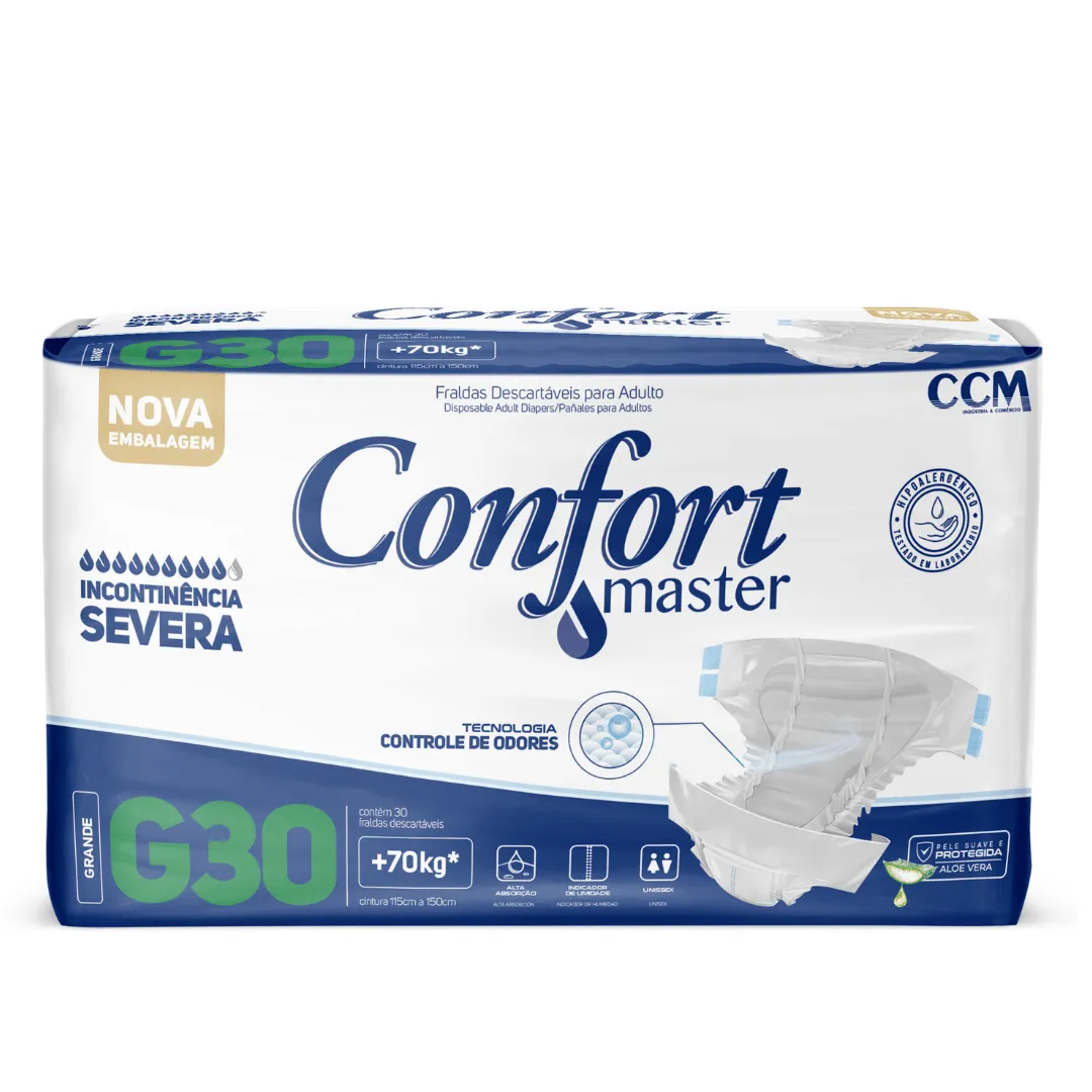 FRALDA CONFORT MASTER GER.”G” C/30UND