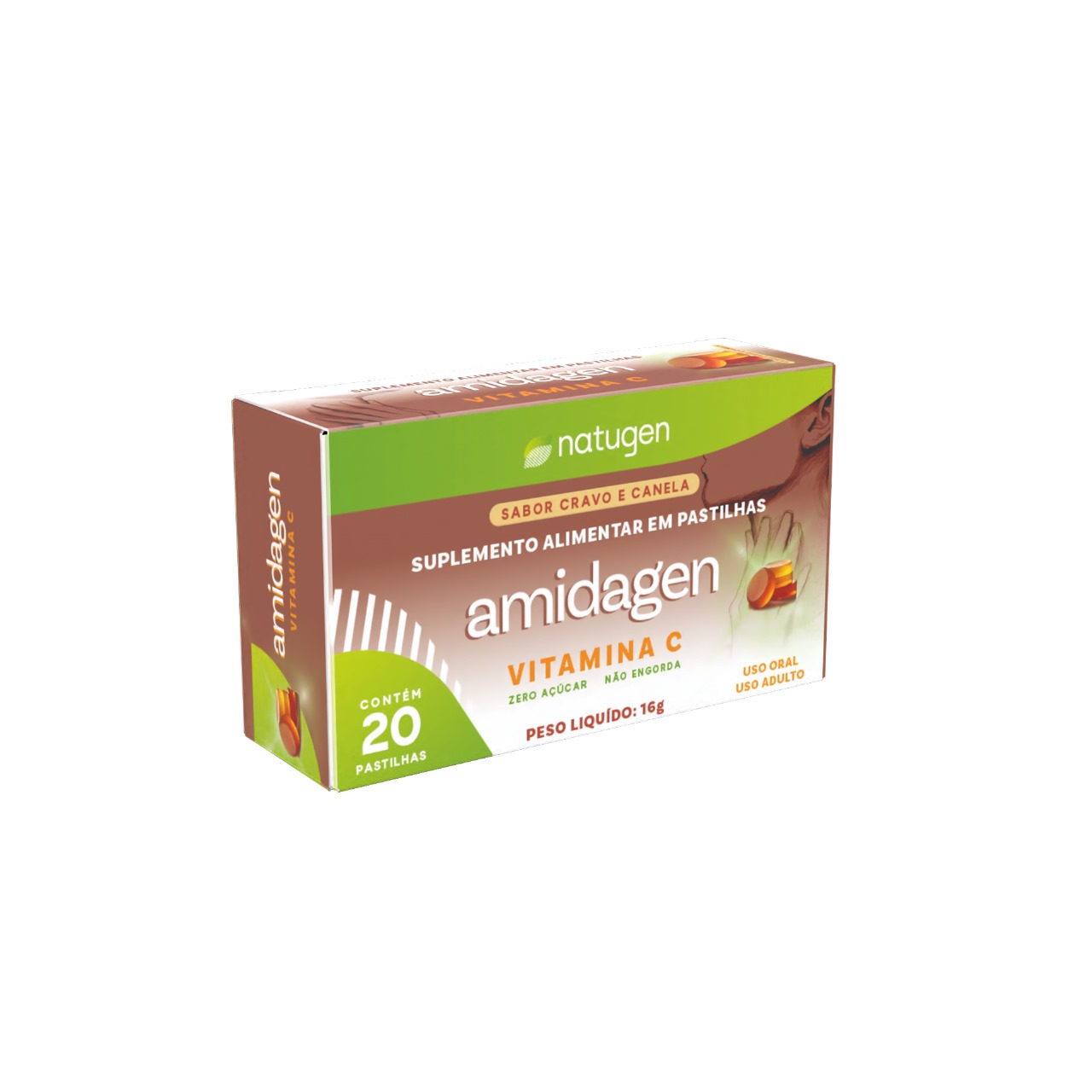 AMIDAGEN C/20 PAST. SABOR CRAVO E CANELA