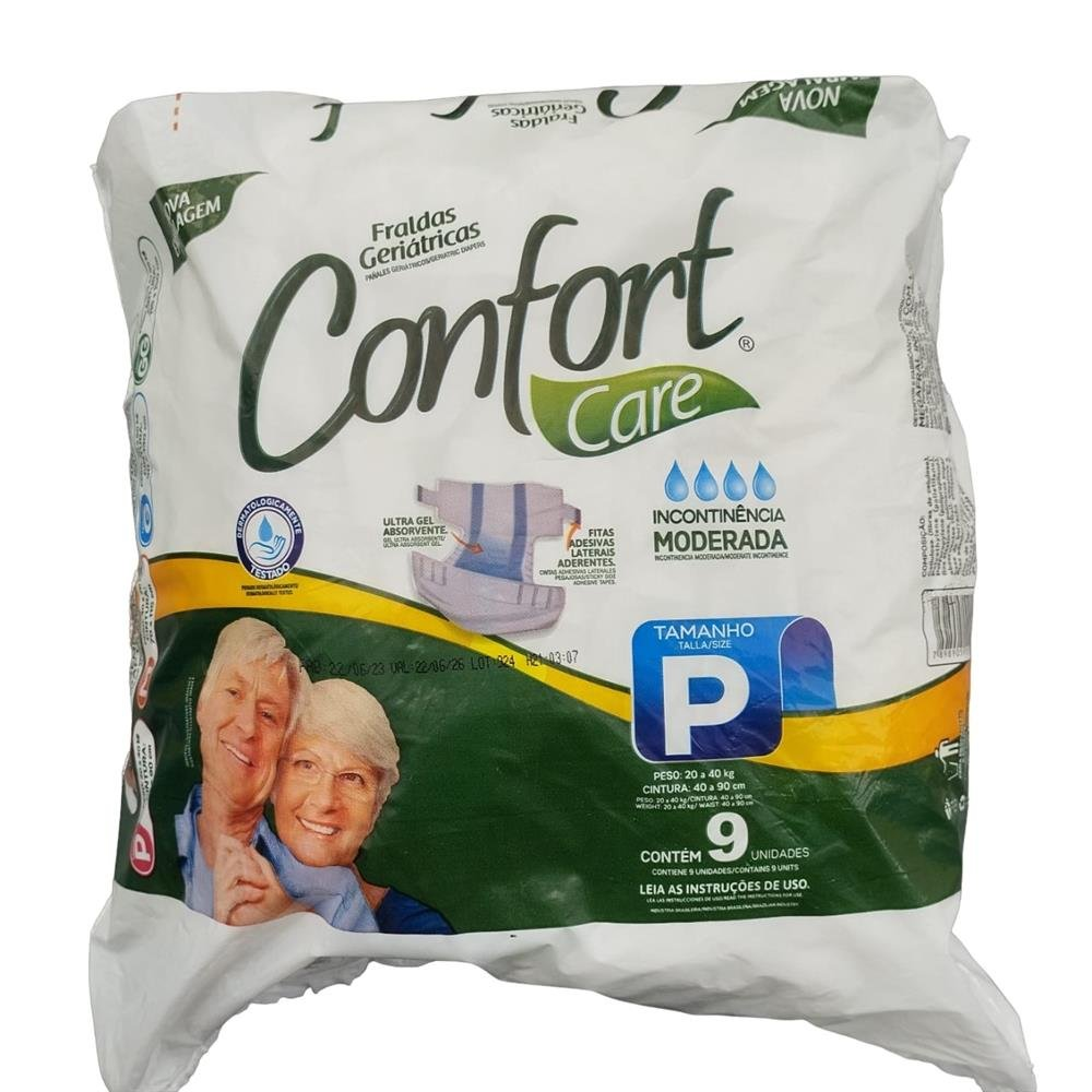 FRALDA CONFORT CARE GER.”P”  C/09 UND