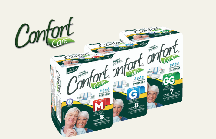 FRALDA CONFORT CARE GER.”G” C/08 UND
