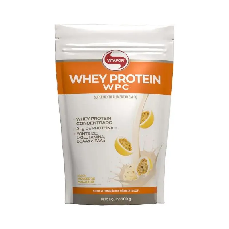 WHEY PROTEIN WPC 900G REFIL MOUS.MARACUJ