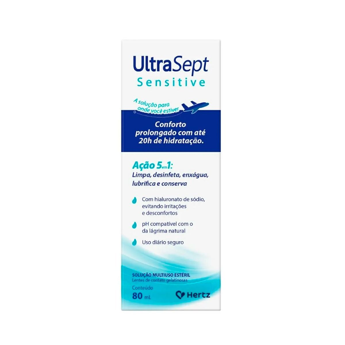 ULTRASEPT SENS. LIMPA LENTES 80ML