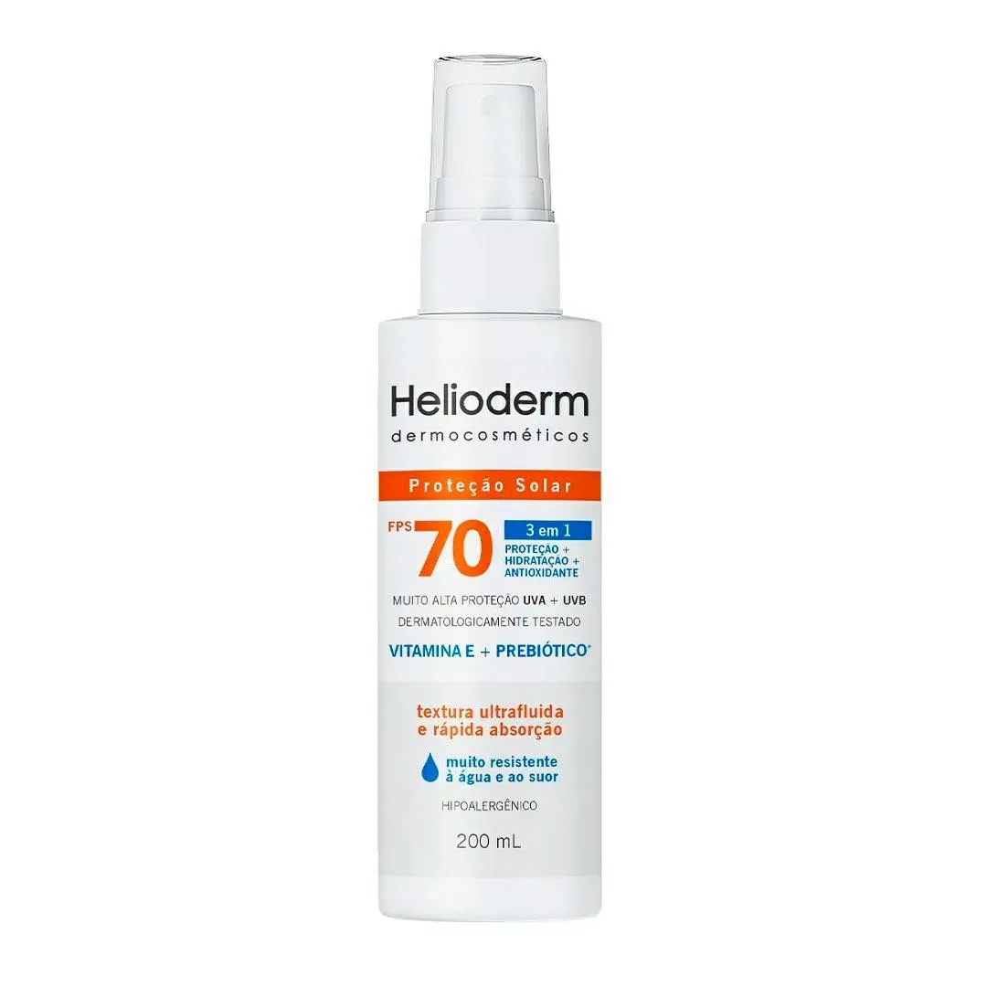 PROTETOR SOL HELIODERM FPS70 SPRAY 200ML