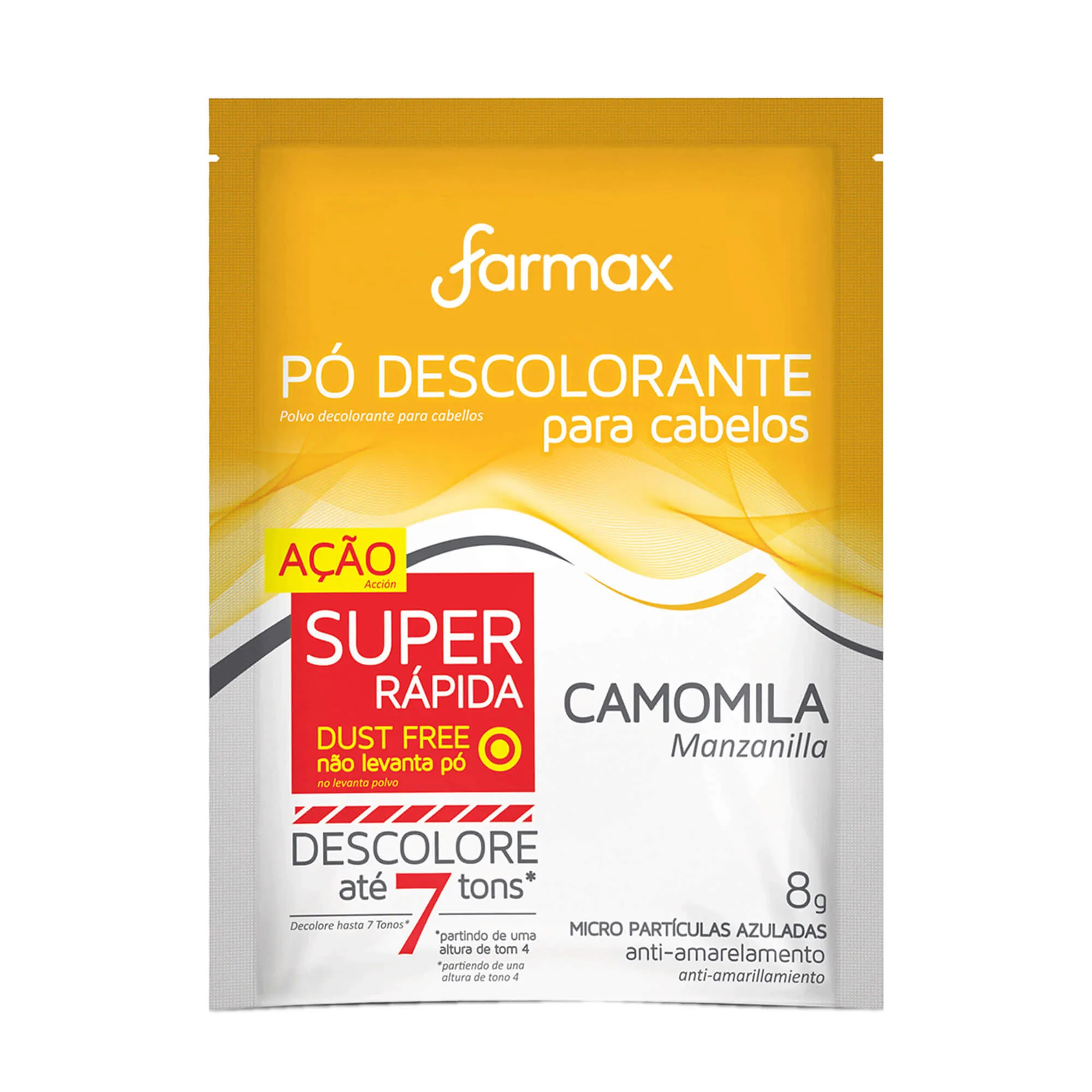 PO DESCOL. CAPILAR C/CAMOMILA 8G