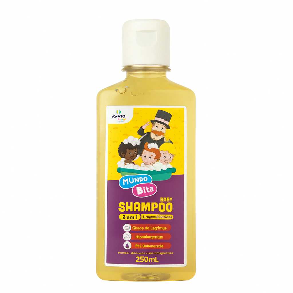 SHAMPOO BABY 2 EM 1 MUNDO BITA 250ML