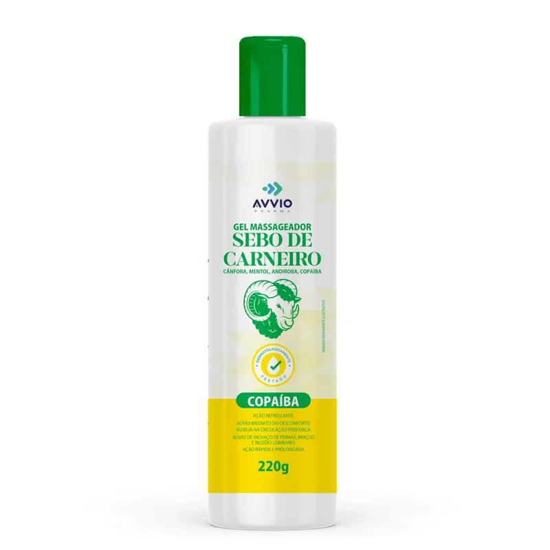 SEBO DE CARNEIRO C/COPAIBA 220G