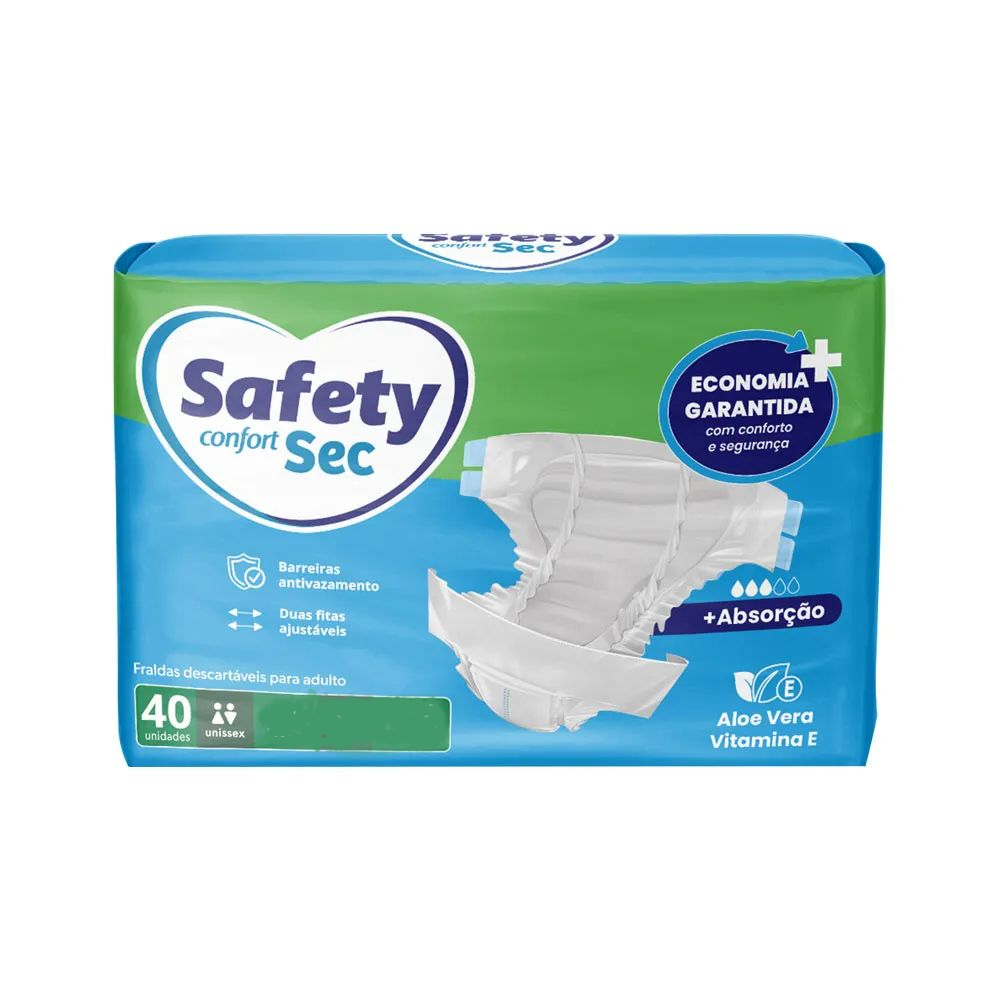 FRALDA CONFORT SEC SAFETY ”G” C/40UND