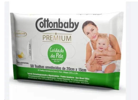 TOALHA UMED. CUIDADO DA PELE C/50UND