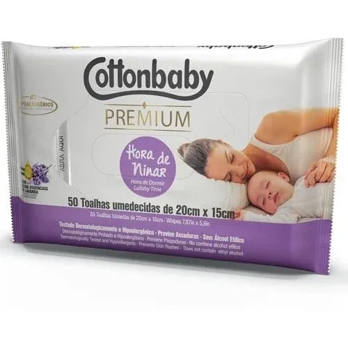 TOALHA UMED. HORA DE NINAR C/50UND