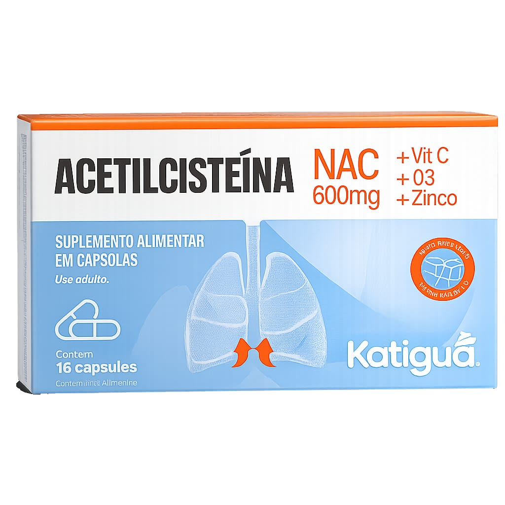 ACETILCISTEINA+VIT C+D3+ZINC C/16 CAPS