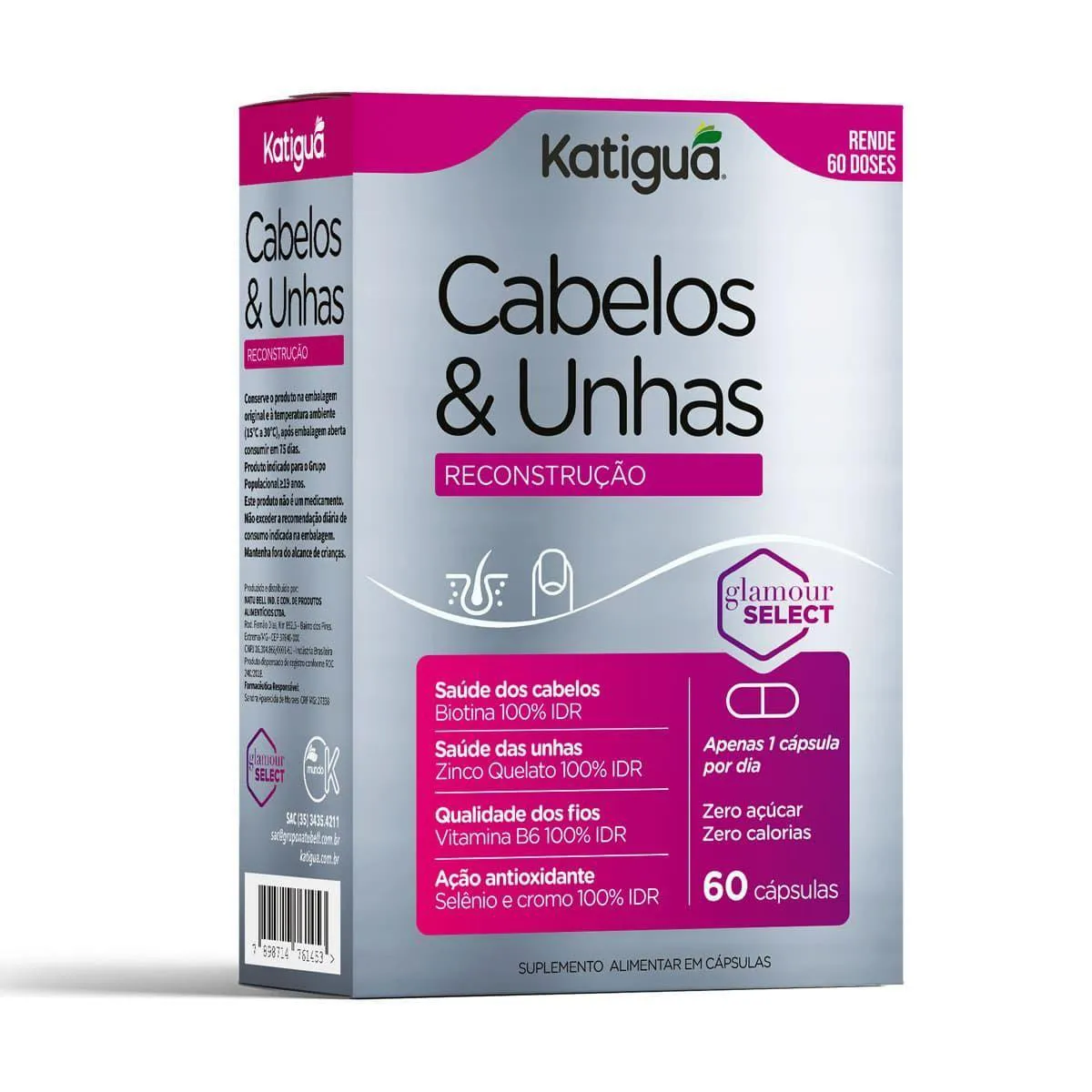 CABELOS E UNHAS C/60 CAPS