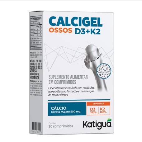CALCIGEL 500MG D3+K2 C/30 CPR