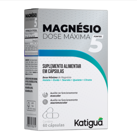 MAGNESIO 5 FONTES C/60 CAPS