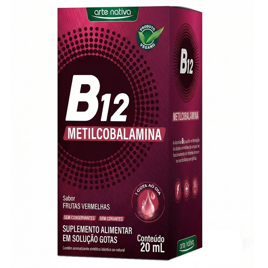 B12 METILCOBALAMINA GTS 20ML FRUTAS VERM