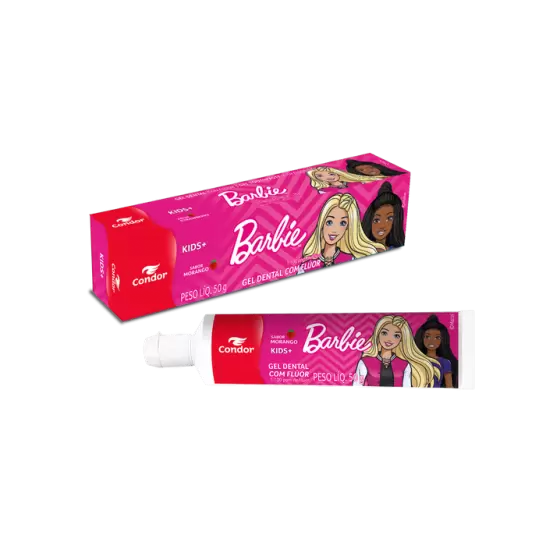 CREME DENTAL KIDS 50G BARBIE C/FLUOR MOR