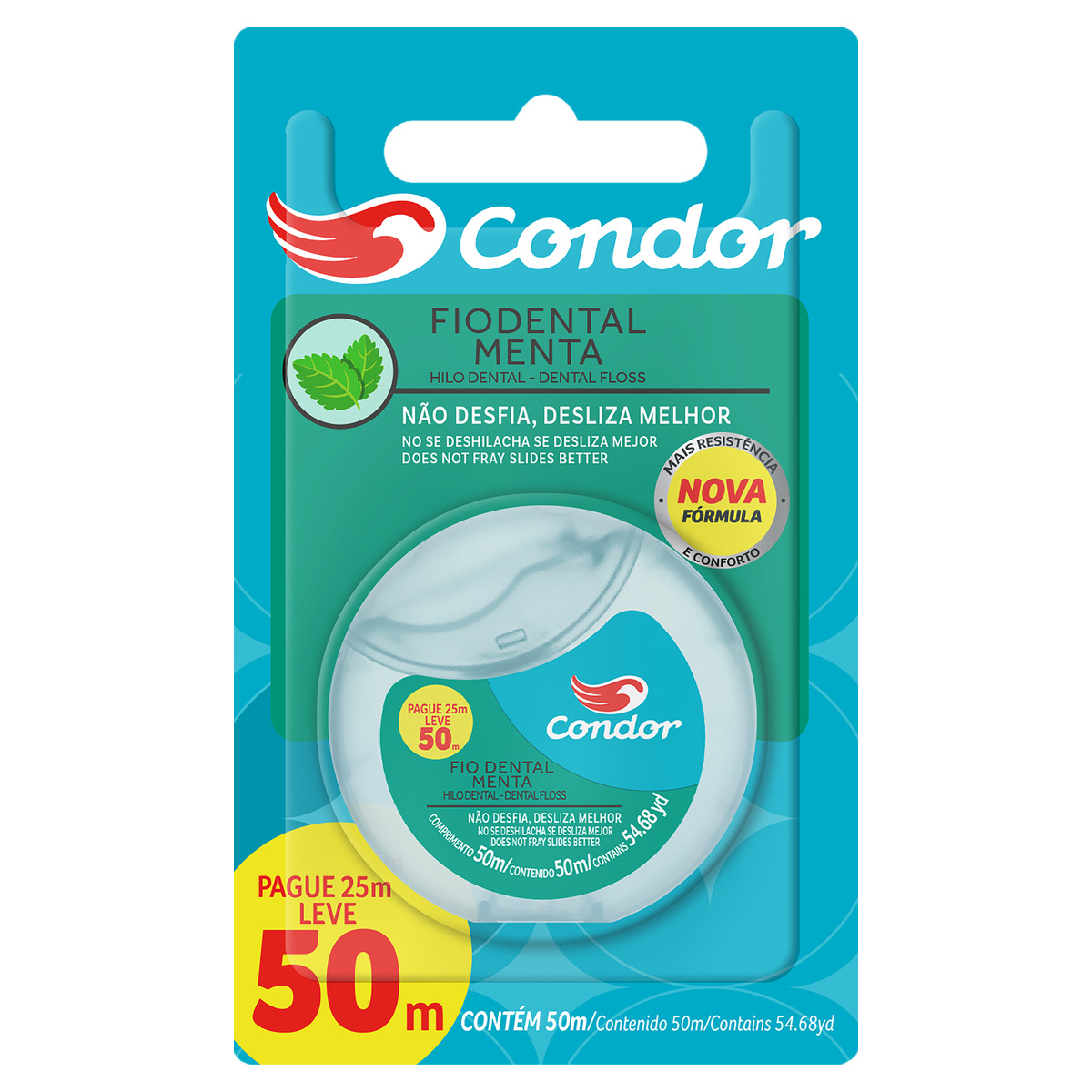 FIO DENTAL 50M (LV50M PG25M) MENTA