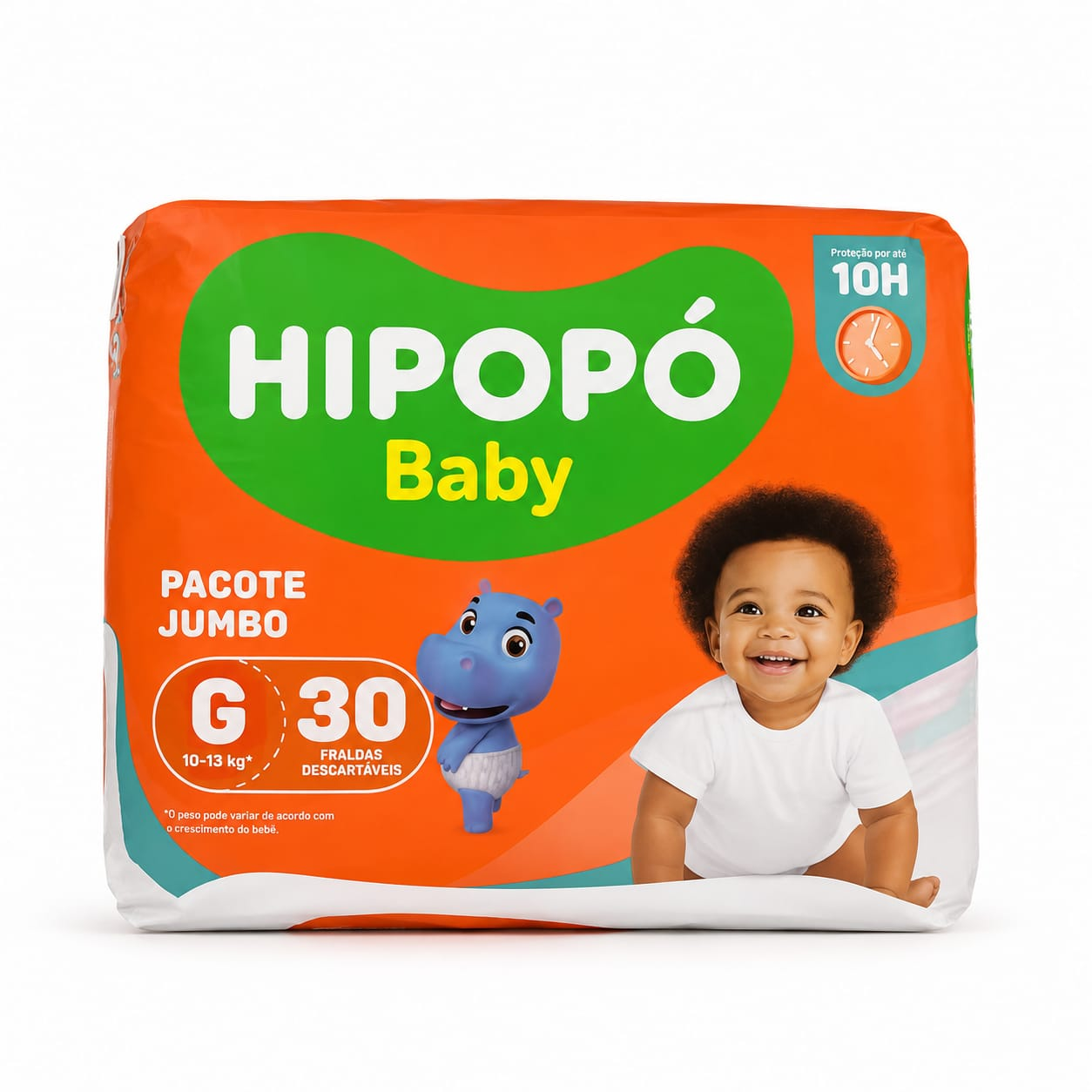 FRALDA HIPOPO BABY JUMBO ”G” C/30UND