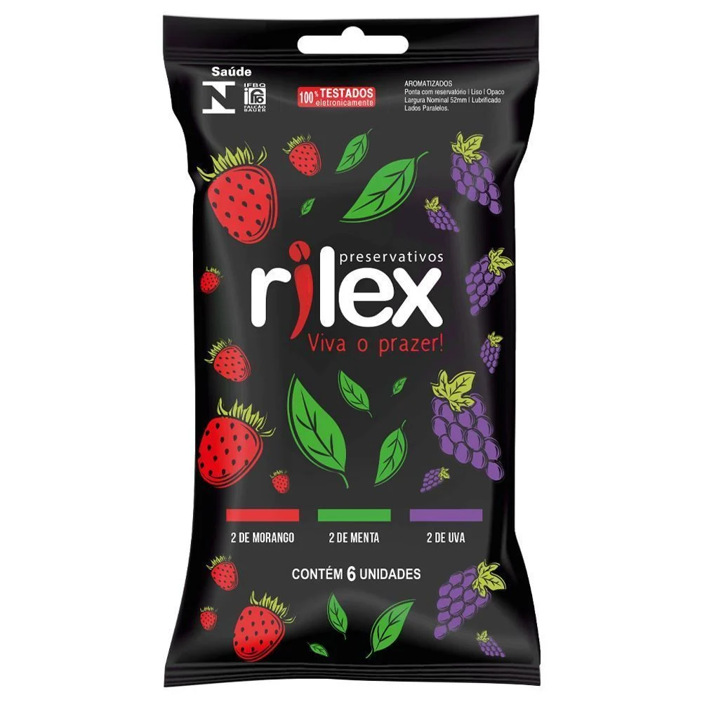 PRESERV. RILEX C/06 LUB. MIX DE FRUTAS