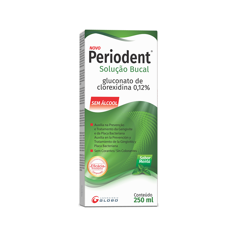 PERIODENT SOL. BUCAL 250ML S/ALCOOL MENT